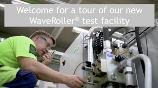 Welcome for a tour of the WaveRoller test facility part of the EU Horizon 2020 MegaRoller project [upl. by Michey21]