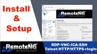 mRemoteNG Install and Basic Setup [upl. by Yrrek140]