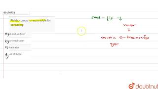 Phlebotomus is responsible for spreading [upl. by Dory]
