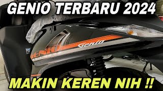 HONDA GENIO TERBARU 2024 CBS BLACK ORANGE 🔥🔥 [upl. by Rodolphe415]