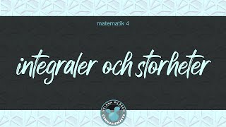 4 321 integraler och storheter [upl. by Ressan]