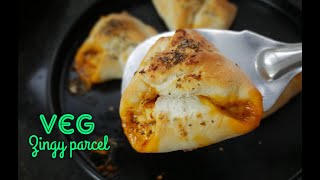 Dominos style veg zingy parcel  zingy parcel recipe  zingy parcel  veg zingy parcel recipe [upl. by O'Dell]