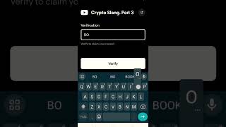 BLUM Code today crypto slang part 3 [upl. by Nwahs]