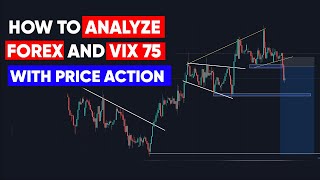 How to analyze Forex Charts and Vix 75  Price Action [upl. by Raual]