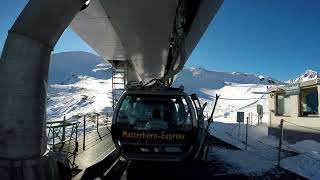 Switzerland  Highest Gondola amp Cablecar in Europe  Zermatt to Klein Matterhorn  3883m [upl. by Arvell]