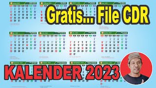 Download gratis kalender 2023 cdr [upl. by Osicnarf]