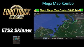 ETS2 150 🚨🚨 🚛🖐Bigest Mega Map Kombo PMROEXAFRIKA30062024 🖐 🚛 🚨🚨 [upl. by Raveaux]