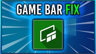 Fixed Xbox Game Bar Not Working In Windows [upl. by Iroj]