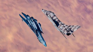 【 一分動画 】TOPGUN F14 vs A4E [upl. by Aramoix]