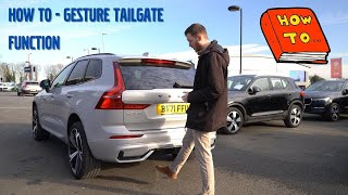 How To Open Your Volvos Boot With Your Foot  Gesture Tailgate Function  Paul Rigby Volvo [upl. by Nidroj]