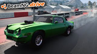 I BUILD THE FASTEST DRAG CAR IN THE WORLD KINDA  BeamNGdrive MP [upl. by Dearborn]