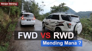 FWD GAK KUAT NANJAK  MOBIL BERPENGGERAK RODA DEPAN FWD VS MOBIL BERPENGGERAK RODA BELAKANG RWD [upl. by Enneire997]