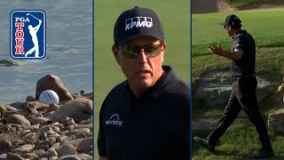 Phil Mickelson hangs 10 ties second highest TOUR score at Valero [upl. by Einhpets]