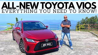 AllNew Toyota Vios Everything You Need To Know About The New 4th Generation Vios [upl. by Sikras]