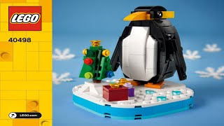 LEGO instructions  Seasonal  40498  Penguin [upl. by Christmann]