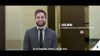 Julien  Conseiller de clientèle privée  Banque Courtois [upl. by Davin439]