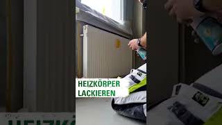 Heizkörper renovieren mit Heizkörperlack [upl. by Ellatsyrc]