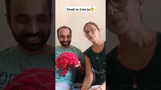 Shadi ke time pr🤔 comedy jahaann comedyfilms funny nehabagga husbandwifecomedy jahaan funny [upl. by Nivlak102]