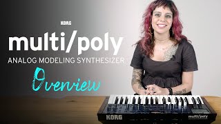 KORG multipoly Synthesizer Overview [upl. by Olumor]