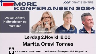 Marita Orevi Tornes taler Lørdag 2nov 2024 under More Konferansen [upl. by Natehc]