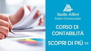 Corso di Contabilità dello Studio Allievi il più diffuso in Italia [upl. by Wernda239]