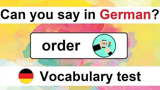 Can you guess 2020  German Vocabulary Test for Beginners [upl. by Eno560]