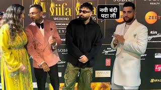 Yo Yo Honey Singh With Girlfriend Vs Badshah Craze In Fans At IIFA Utsavam Awards 2024 [upl. by Vergos]