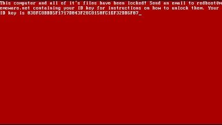 AppCheck AntiRansomware  RedBoot Ransomware Modifying the MBR  locked Block Video [upl. by Aillil476]