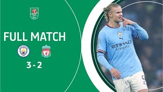 🤯 MANCHESTER CITY V LIVERPOOL CLASSIC Five goal Carabao Cup thriller in full [upl. by Carlson689]