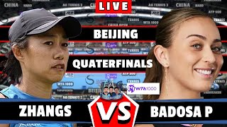 🔴LIVE ZHANG S VS BADOSA P • Beijing Open 2024 zhang badosa WTA BeijingOpen [upl. by Hooker]