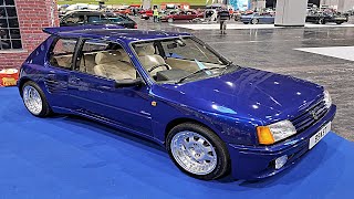 Peugeot 205 19 GTI Dimma Rally wide body Birmingham NEC 2024 classic car show [upl. by Oenire]