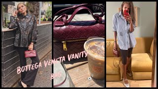 NEW BOTTEGA VENETA VANITY CASE BAG  WEAR 3 WAYS FALL TREND BURGUNDY BAGS HM Haul items JCREW… [upl. by Keemahs]