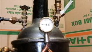 14 HP Sipp Steam Engine  Plant with 14 HP Sipp Boiler air test [upl. by Reagen798]