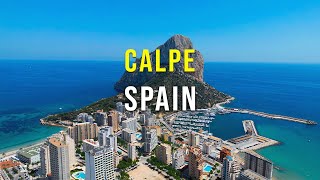 4K Calpe 🇪🇸 Spain  Bicycle Tour January 2024 La Fosa Beach and Arenal Beach [upl. by Loma]