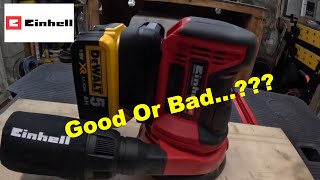 Einhell 18v Orbital Sander Unboxing amp Review [upl. by Ennasus]