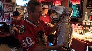 The Chicago Tribune gets the Ultimate Hockey Fan Cave Experience [upl. by Notfol]