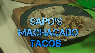 Sapos Machacado Tacos [upl. by Aihseya230]