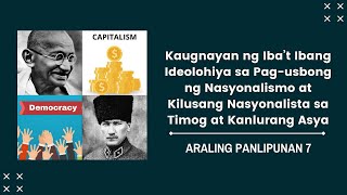 Kaugnayan ng mga Ideolohiya sa mga Kilusang Nasyonalista sa Timog at Kanlurang Asya [upl. by Ahsinert]