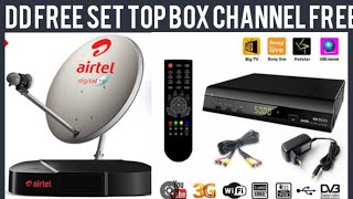 DD Direct setup box ll डीडी फ्री सेट वोक्स बहुत सारे चेनल फ्री में ll DD free set box [upl. by Ebba]