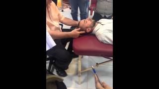 Parietal lift  Osteopathy cranial course [upl. by Syah]