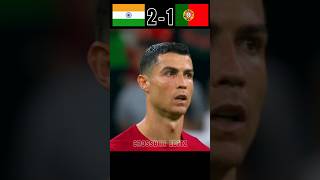 India VS Portugal Imaginary Final Match  Intense Match  sunilchhetri vs ronaldo [upl. by Schweiker96]