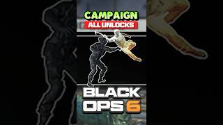 All Campaign Unlocks in Black ops 6 25 Rewards [upl. by Falkner]