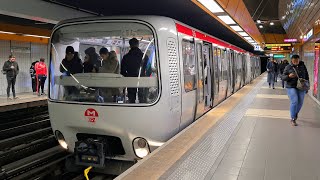 Metro Ligne D Lyon  MermozPinel [upl. by Ahsurej158]