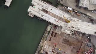 DJI Mavic Mini 2 Kermit  Lowestoft Gull Wing Bridge Update October 2023 [upl. by Niccolo358]