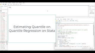 Estimating Quantile on Quantile Model in Stata and its Contour Plot Visualization [upl. by Aissyla]