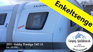 2011 Hobby Prestige 540 UL hos CampingSpecialisten [upl. by Eelibuj]