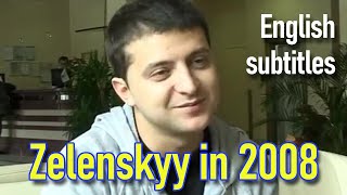 Zelenskyy 2008 interview  English subtitles  Part 1 [upl. by Cohdwell]