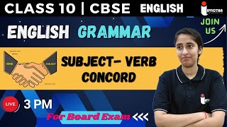 Subject Verb Concord  English Grammar  Full Explanation  Class 10  CBSE Board [upl. by Roeser]