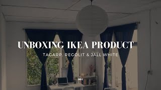 Unboxing IKEA products TAGARP  REGOLIT  JALL WHITE 🌧 HOME DECORS [upl. by Iphlgenia]