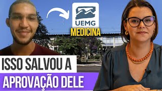 Como ele passou em medicina na UEMG com uma boa estratégia de estudos [upl. by Pokorny]